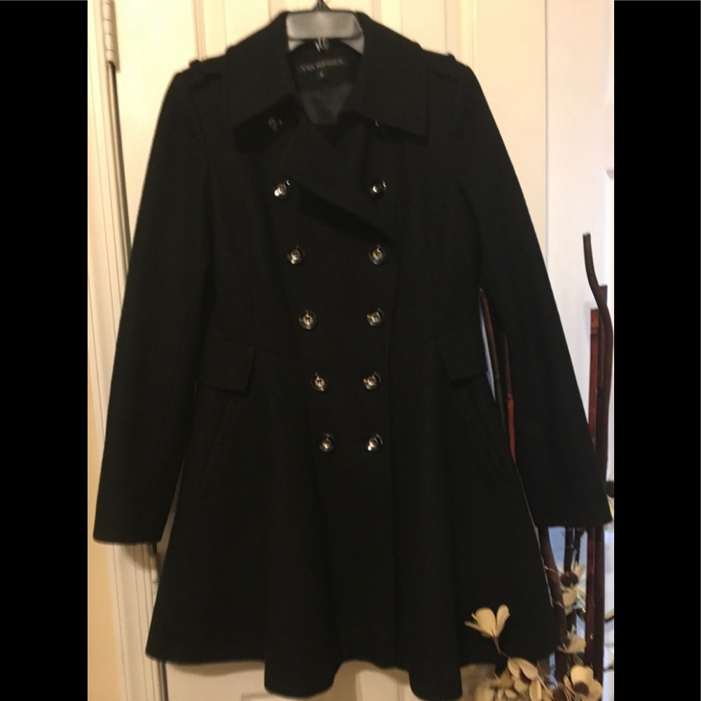 Women’s Via Spiga Double Breasted Wool Coat